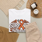 Multiple Sclerosis Squad Tee | Orange Awareness Ribbon, Leukemia Awareness