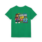 Youth Roblox Birthday T-Shirt – Leveling Up to 12