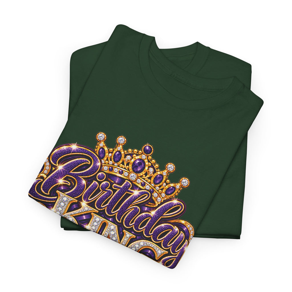Birthday King Crown Graphic T-Shirt
