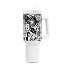 Football Dad Tumbler | 40oz Insulated Travel Mug