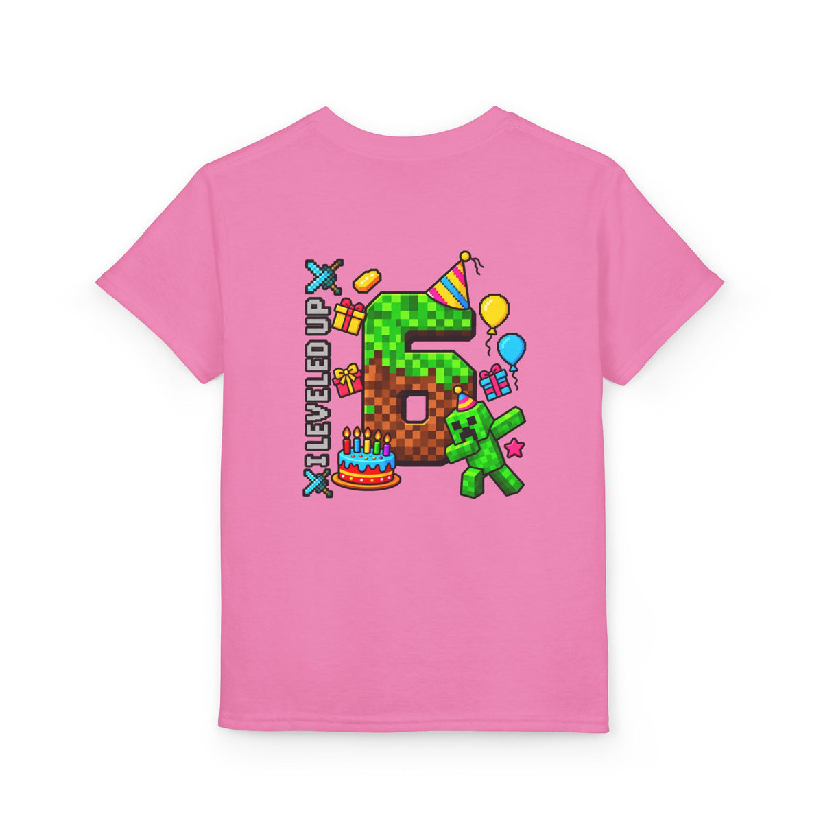 Bruh It’s My Birthday Youth T-Shirt – Pixel Gaming Birthday Shirt