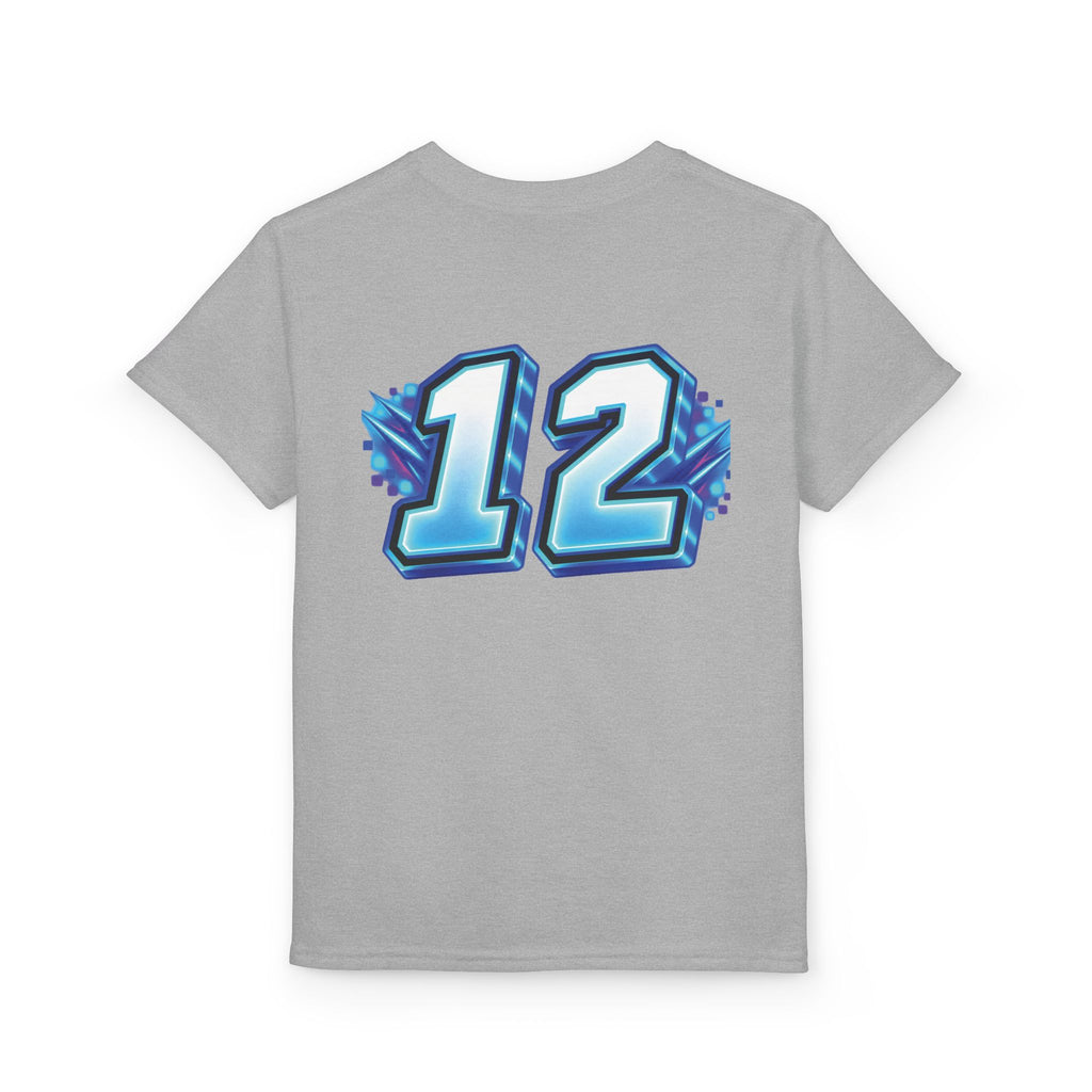 Fortnite Birthday Battle Begins Youth T-Shirt – Custom Number 12