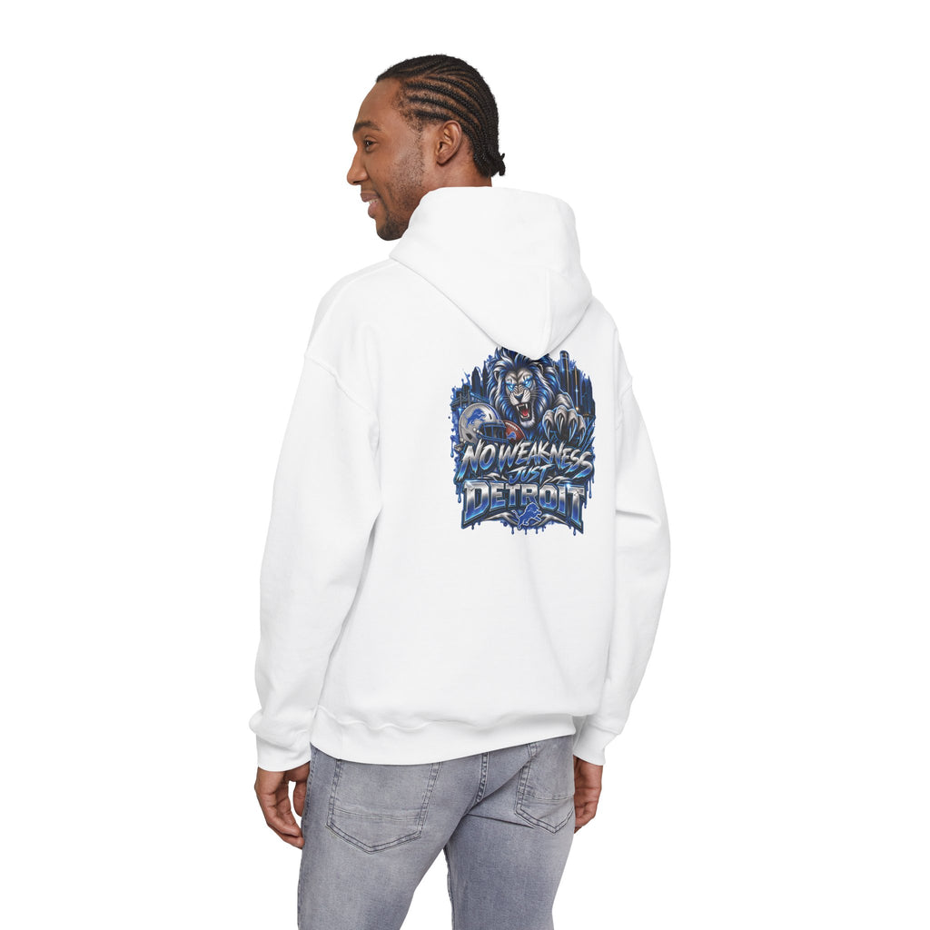 Detroit Lions Football Hoodie | No Weaknesses Team Spirit