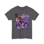 Detroit Queen what up doe Graphic Tee | Urban Streetwear, Purple Drip Art