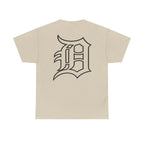 Detroit Hockey Player Graphic Tee | Metro Skyline, Winged Mascot