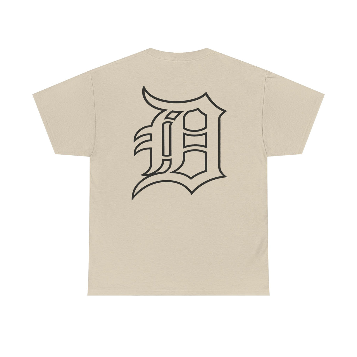 Detroit Hockey Player Graphic Tee | Metro Skyline, Winged Mascot