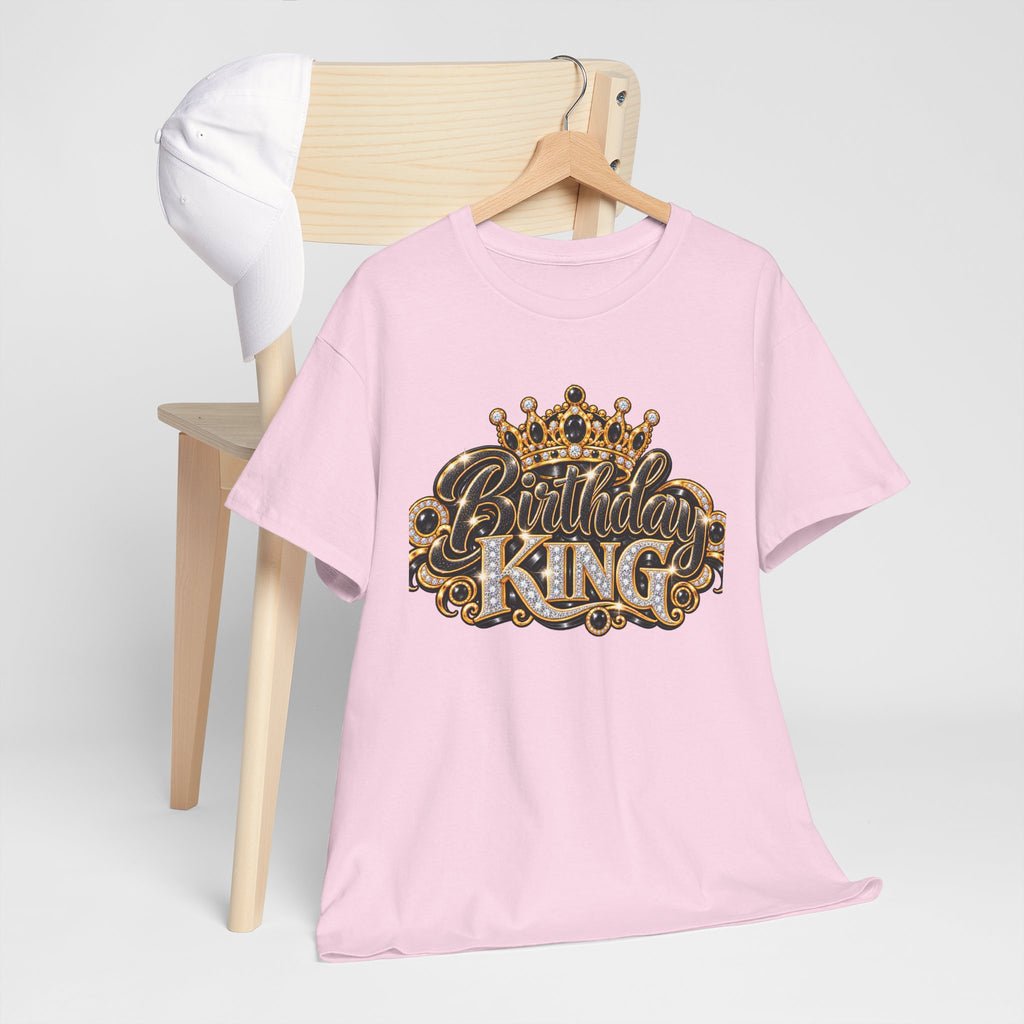 Birthday King Crown Graphic T-Shirt