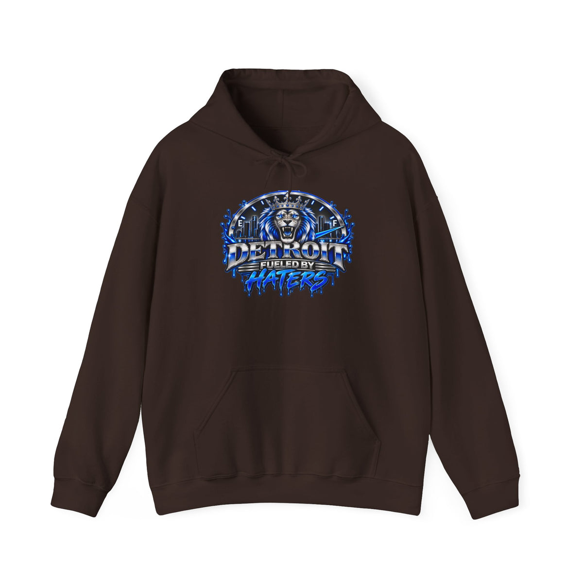 Detroit Graffiti Lion Hoodie | Detroit Drip Streetwear Sweatshirt