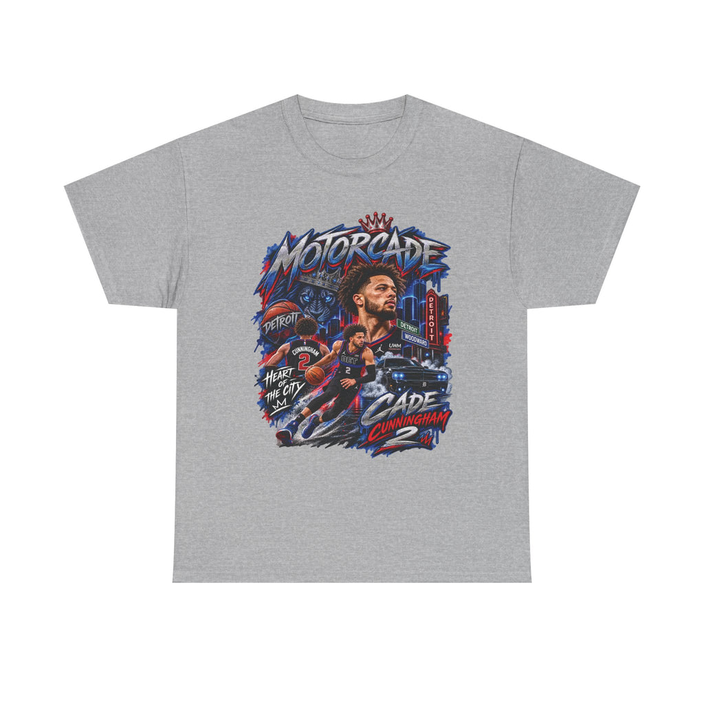 Motorcade Illustration Tee | Urban Car Parade Graphic T-Shirt