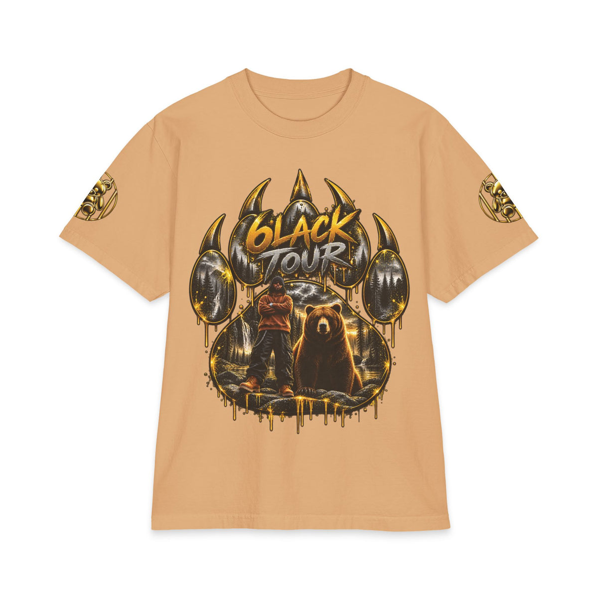 10 Years of 6lack Tour T-Shirt | Bear Forest Concert Tee
