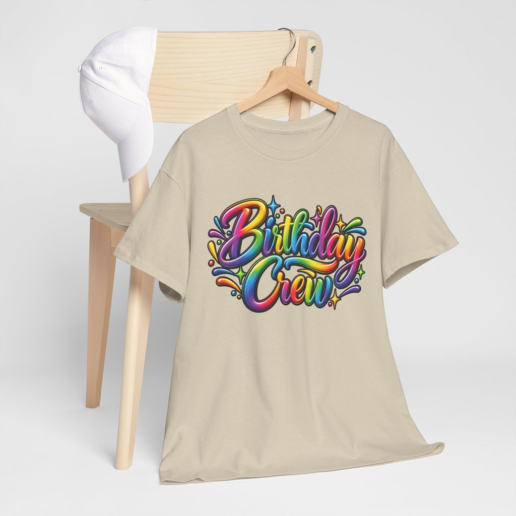 Birthday Crew Colorful Celebration T-Shirt