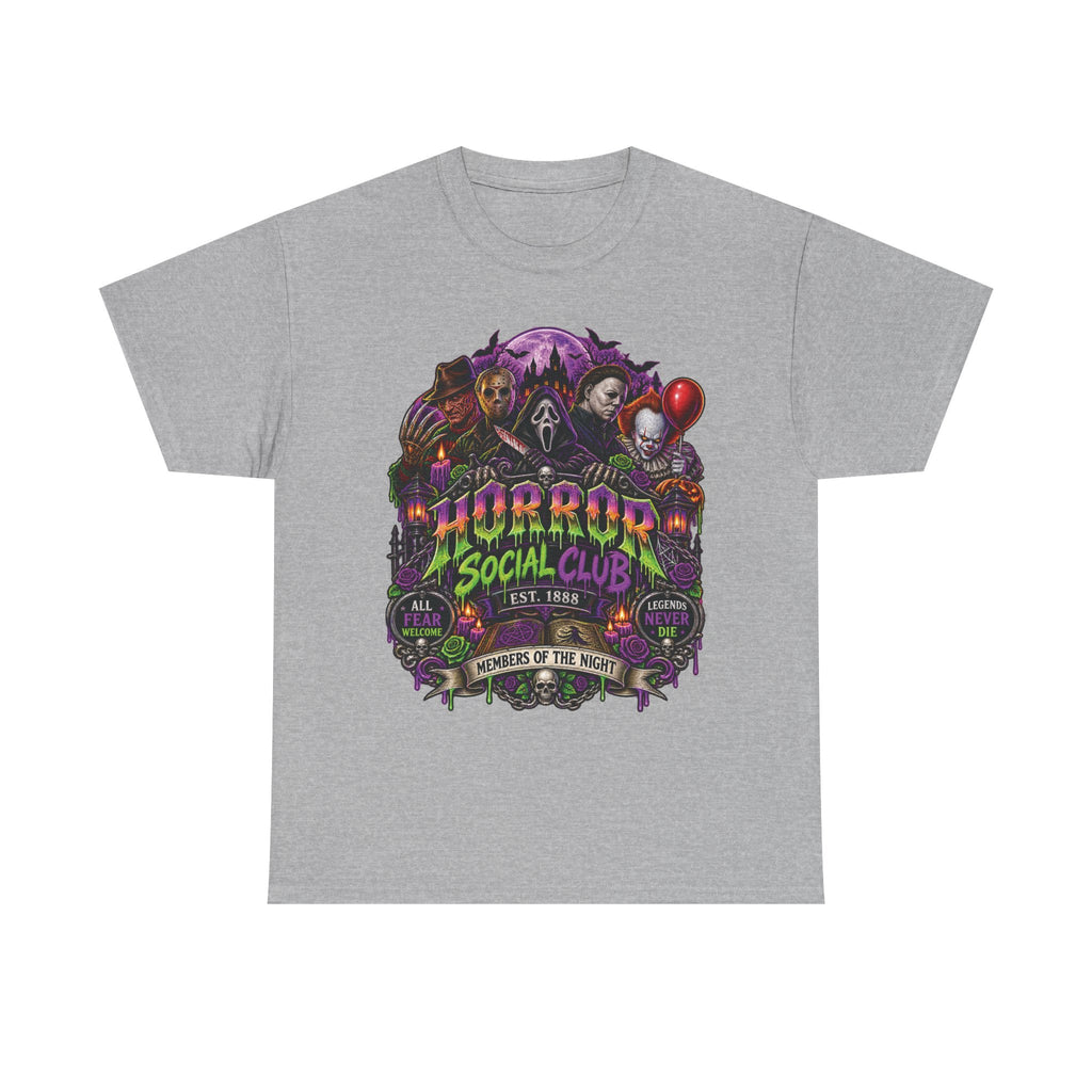 Horror Social Club Tee | Horror Movie Characters, Pennywise, Michael Myers