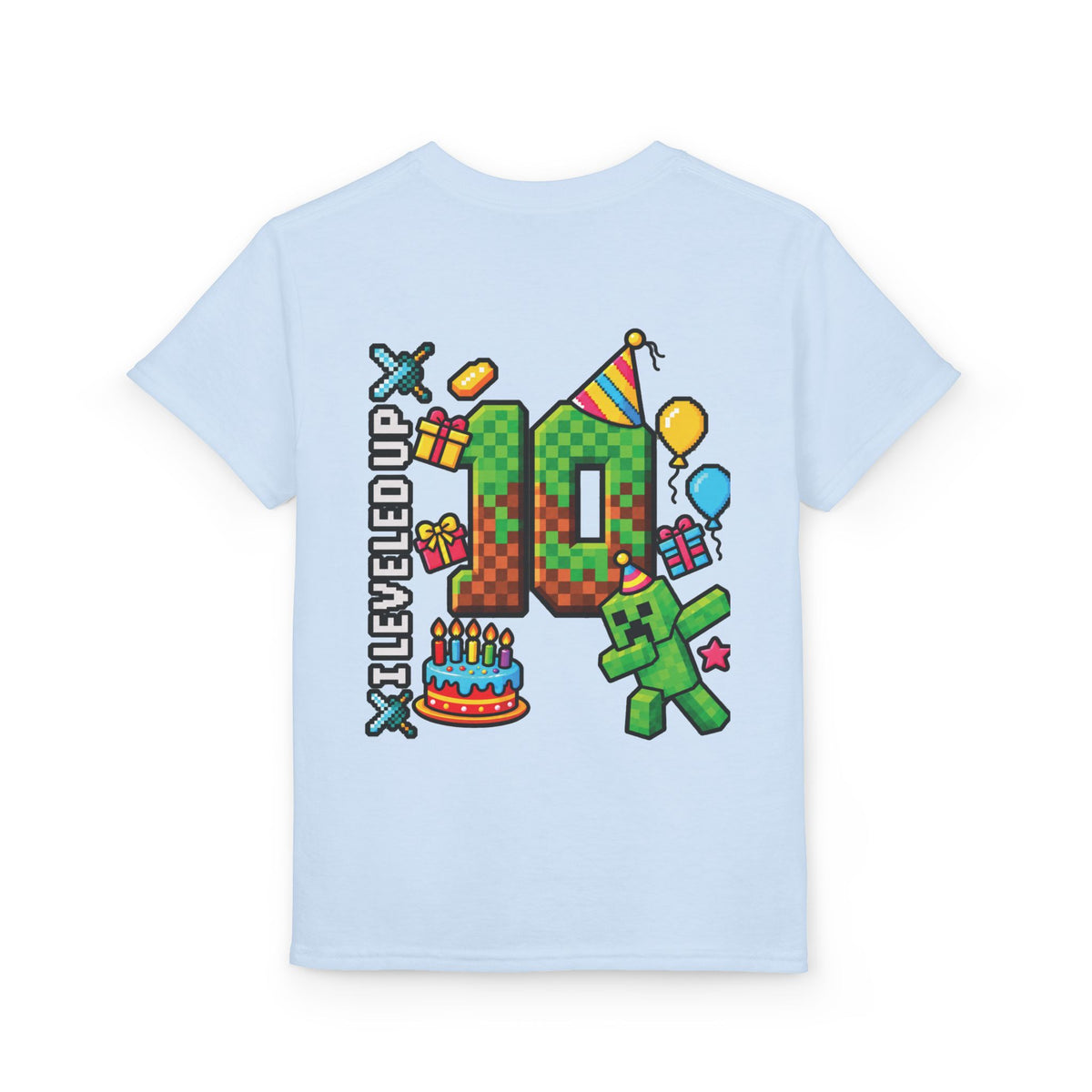 Minecraft-Inspired “Bruh, It’s My Birthday” Youth T-Shirt