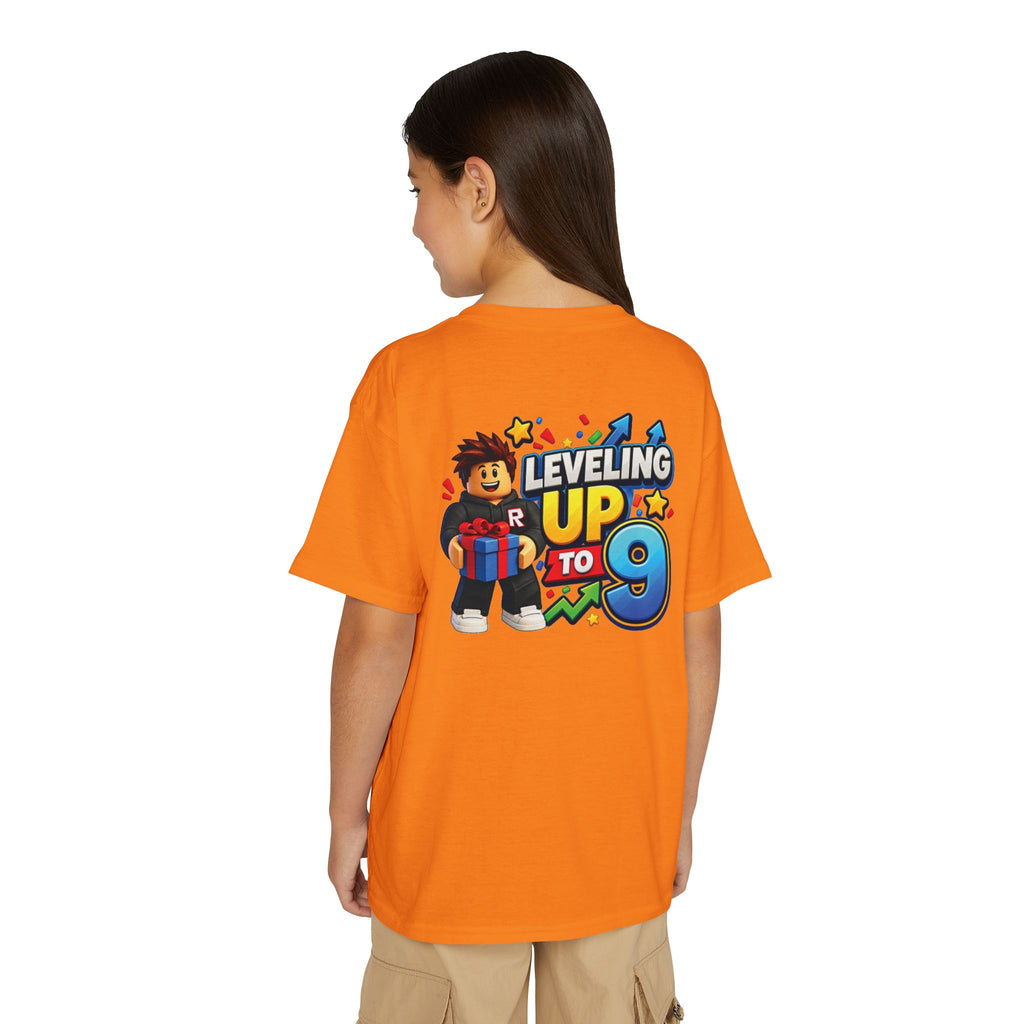 Roblox Birthday Leveling Up 9 Youth T-Shirt