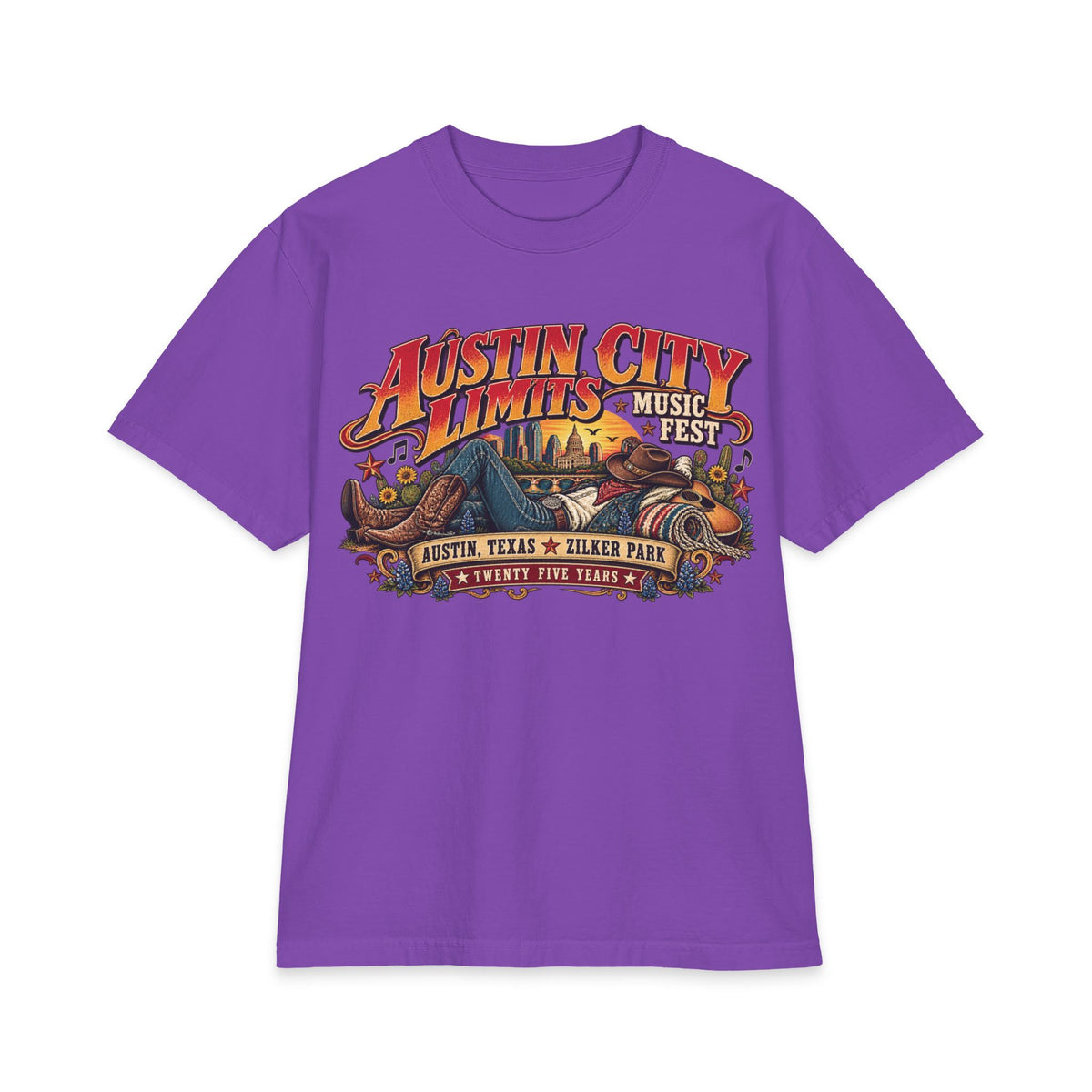 Austin City Limits Festival T-Shirt | Austin Texas Zilker Park Music Tee