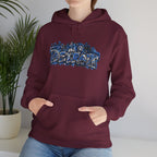 Detroit Graffiti Style Hoodie | City Skyline Street Art Pullover