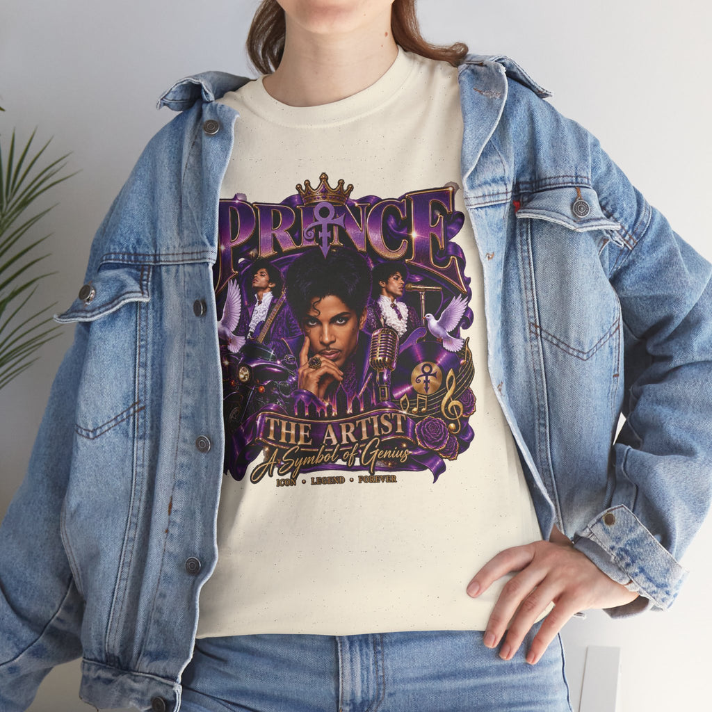 Purple Crown PrincePortrait Tee | Vintage Music Artist Graphic T-Shirt