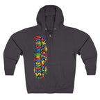 Autism Awareness Puzzle Heart Zip Hoodie | Colorful Awareness Design