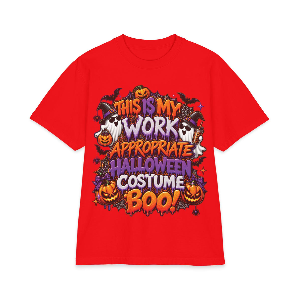 This Is My Work Appropriate Halloween Costume T-Shirt | Halloween Boo Pumpkin Tee