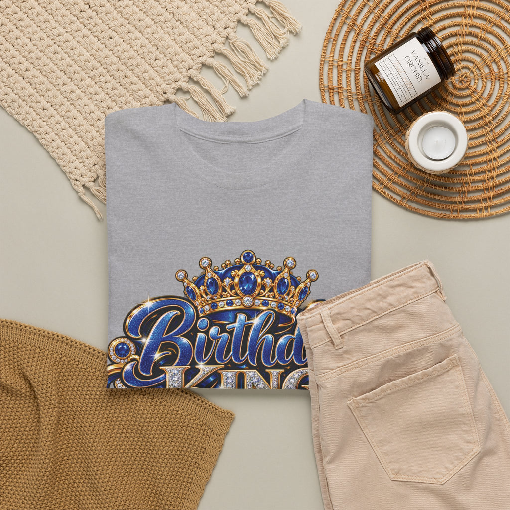 Birthday King Crown Graphic T-Shirt