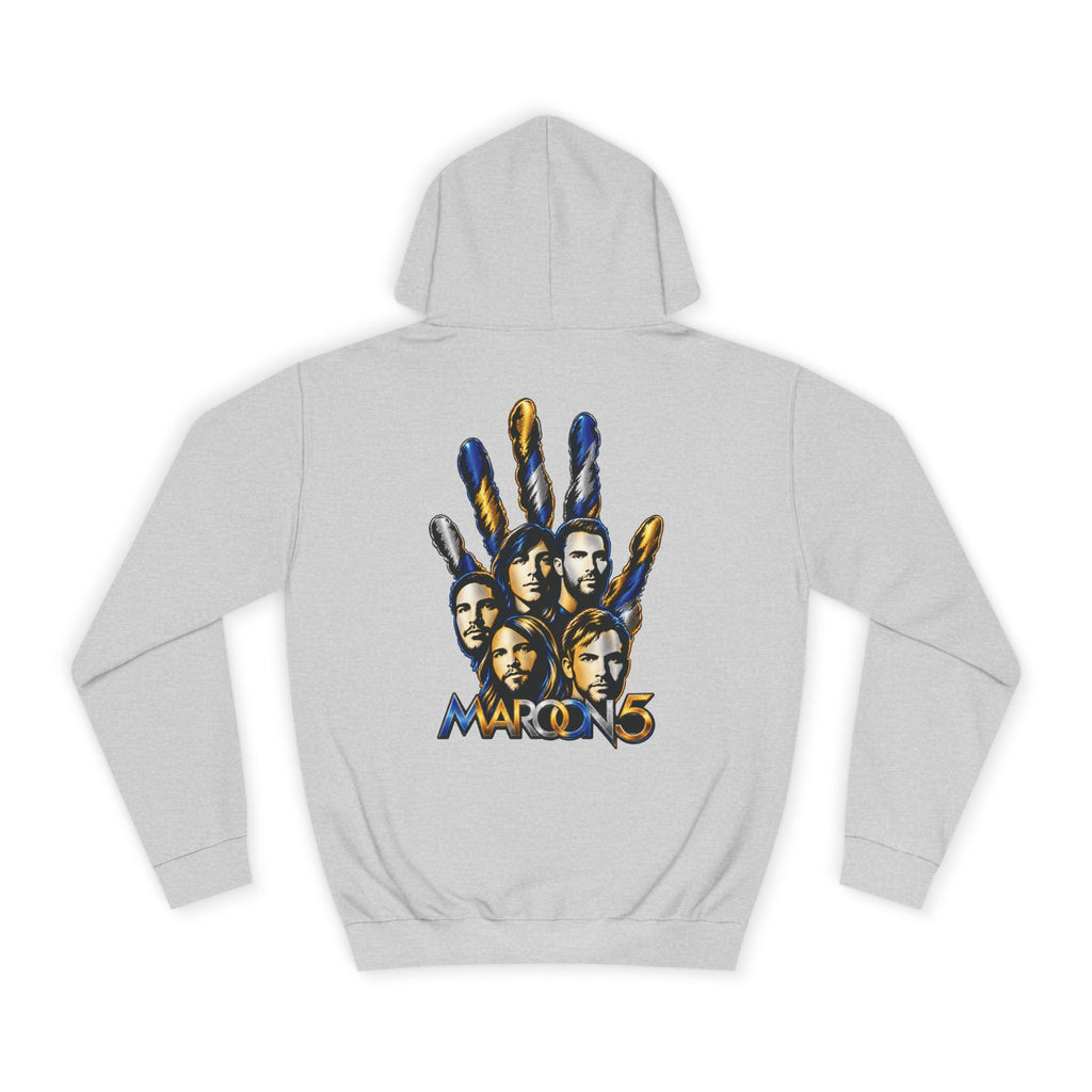 Maroon 5 Band Portrait Handprint Hoodie | Music Band Pullover