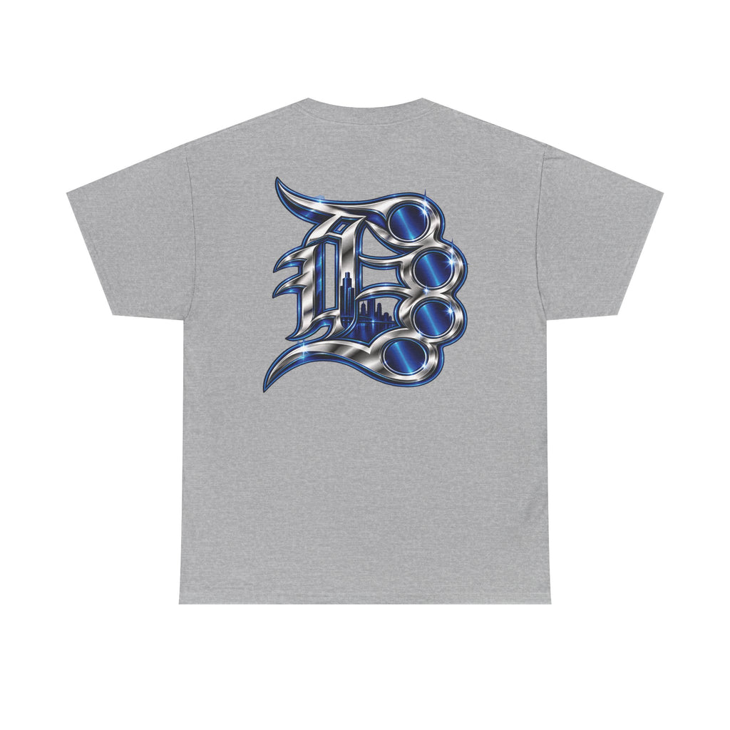 Detroit Basketball Lion Graphic Tee | City Streetball Detroit D Logo