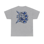 Detroit Basketball Lion Graphic Tee | City Streetball Detroit D Logo
