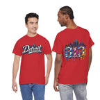 Detroit Script Tee | 313 Drip Skyline T-Shirt