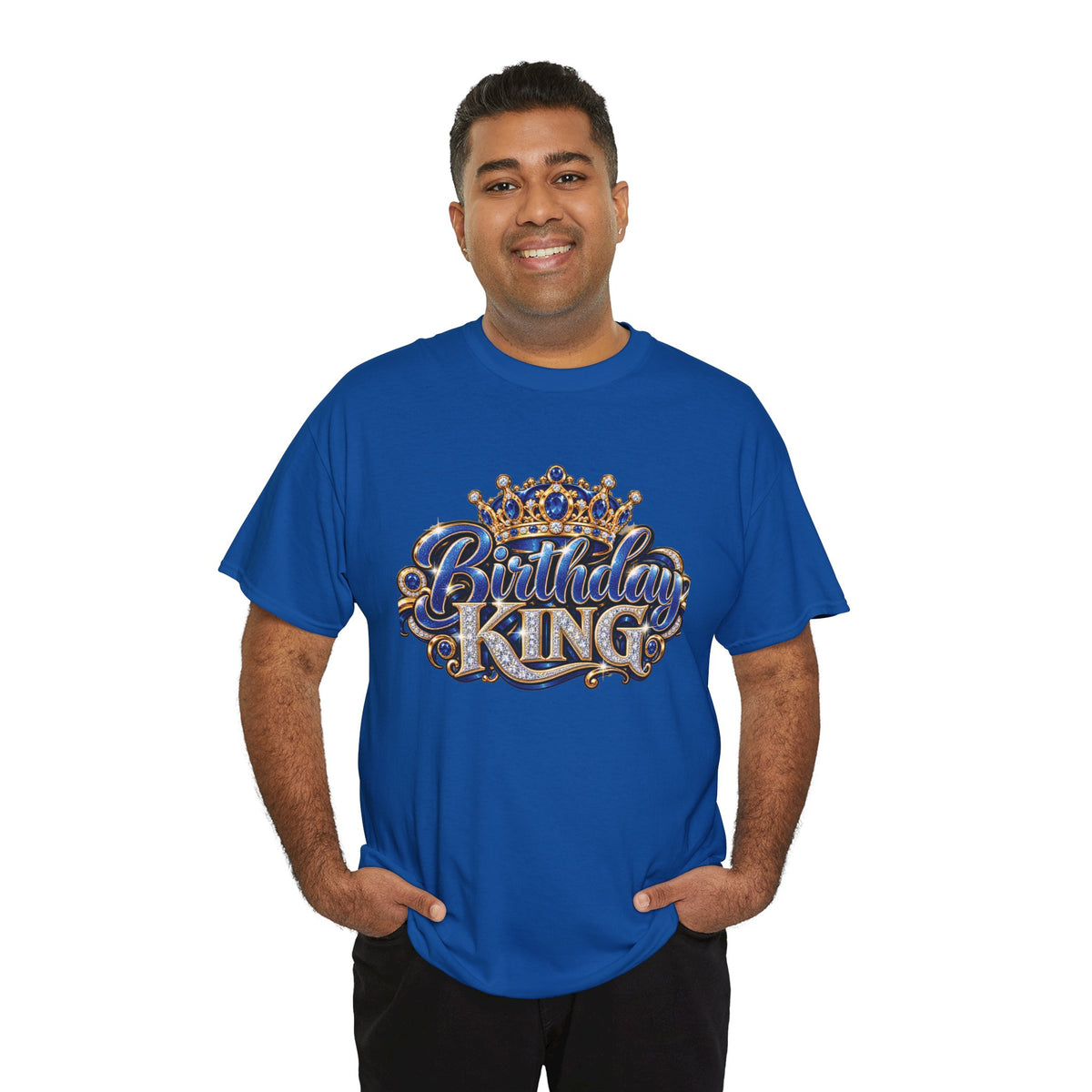 Birthday King Crown Graphic T-Shirt