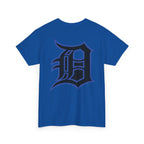 Detroit Basketball Lion Graphic Tee | Motor City D Old English Logo