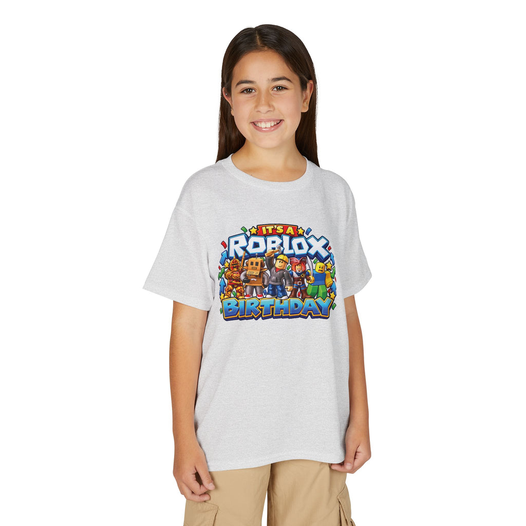 Roblox Birthday Leveling Up to 11 Youth T-Shirt