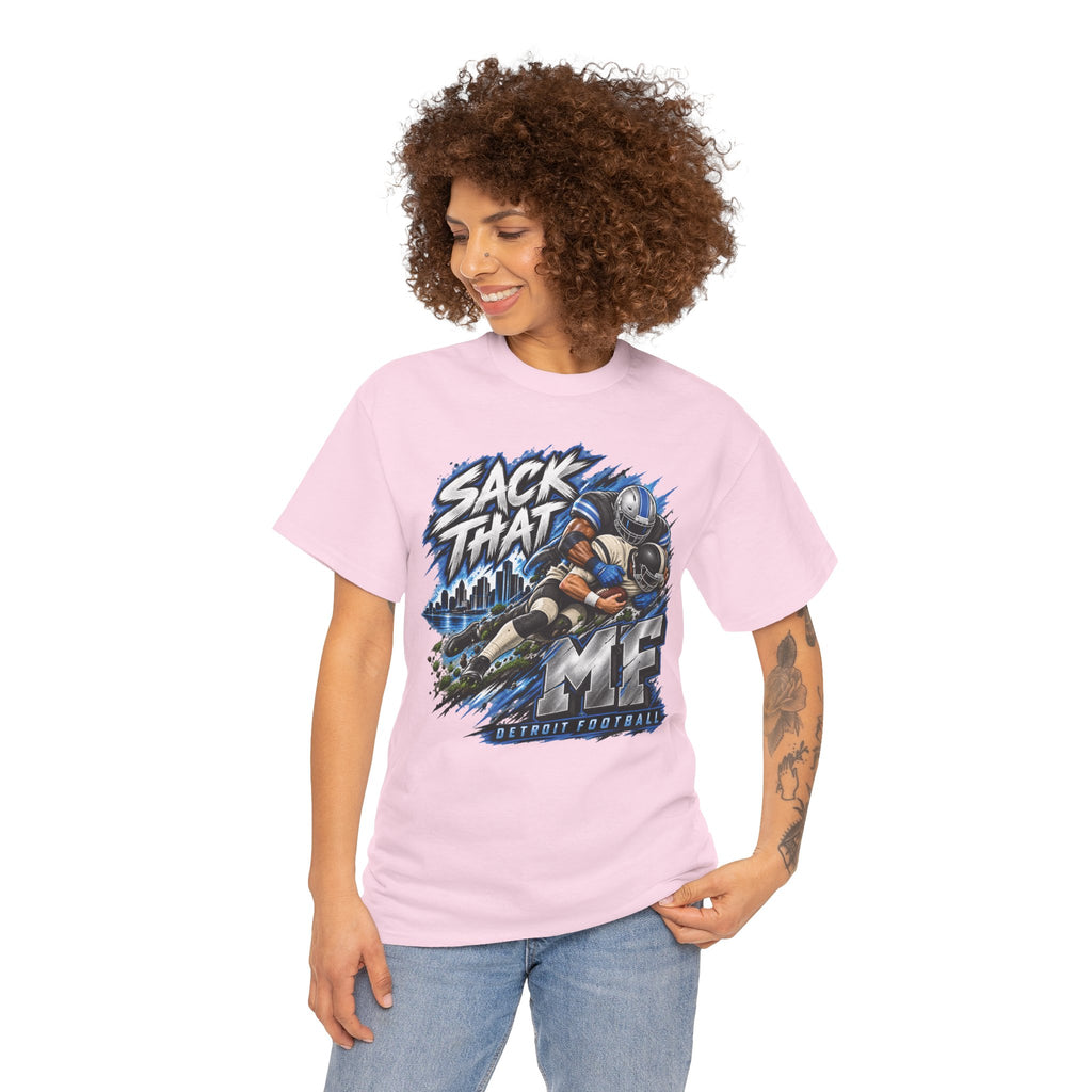 Sack That MF Lions football Graphic T-Shirt