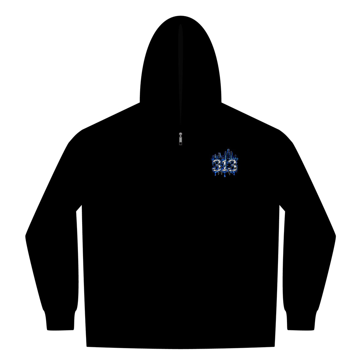 Heavyweight Sherpa-Lined Hooded Fleece Jacket