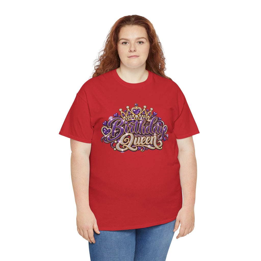 Birthday Purple Queen Graphic T-Shirt