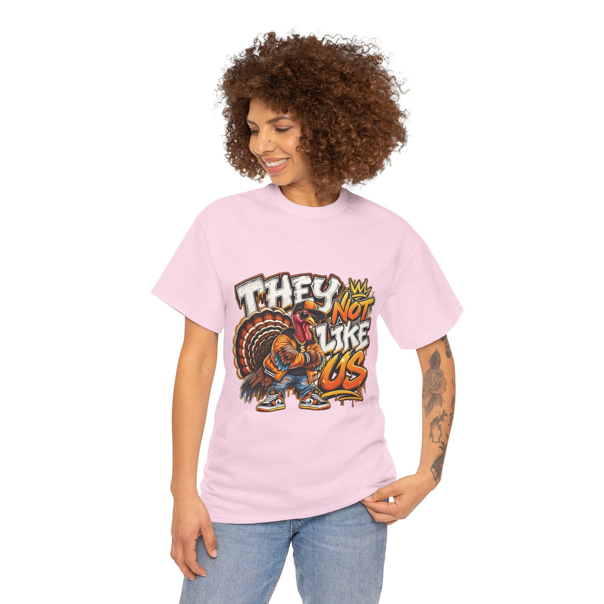 They Not Like Us Turkey Tee | Streetwear Thanksgiving Graphic Shirt