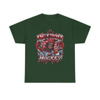 Detroit Hockey Player Graphic Tee | Metro Skyline, Winged Mascot