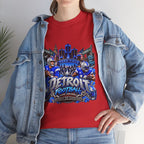 Detroit Football Graphic Tee | City Skyline, Players, Lions-Inspired Design