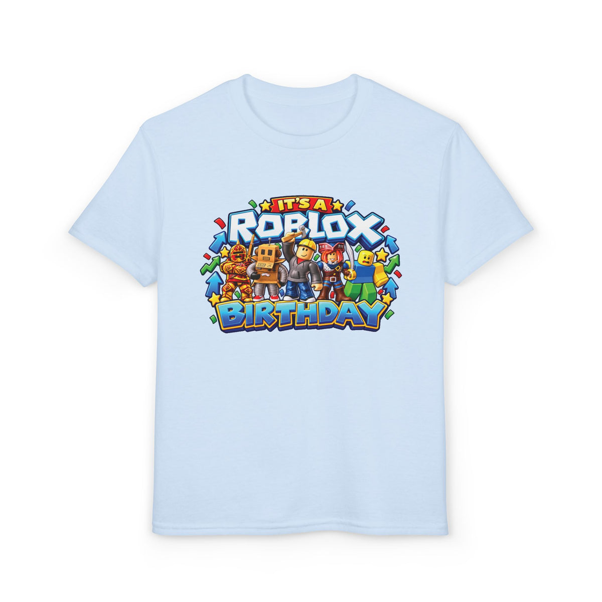 Roblox Birthday Youth T-Shirt – Leveling Up to 8 Gamer Birthday Shirt