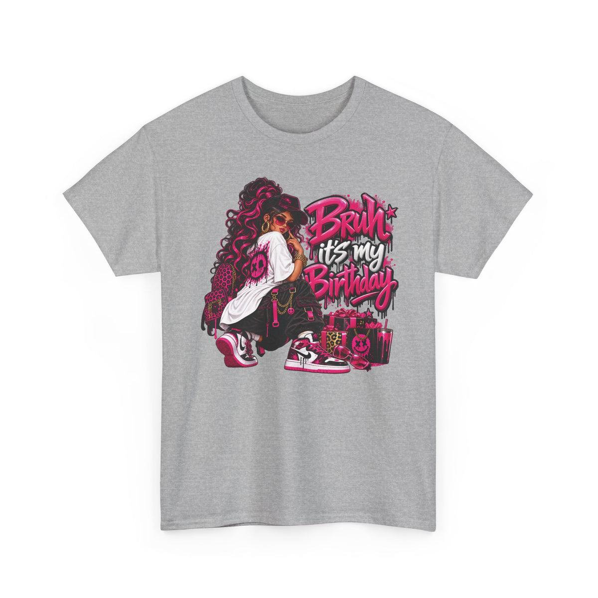 “Bruh, It’s My Birthday” Birthday Graphic T-Shirt