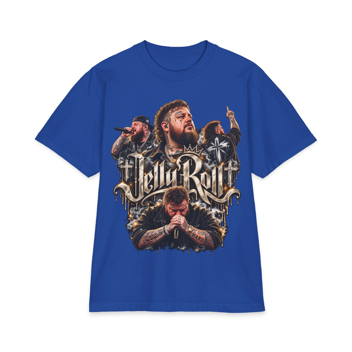 Roll Jelly band portrait T-Shirt | rock country tour tee