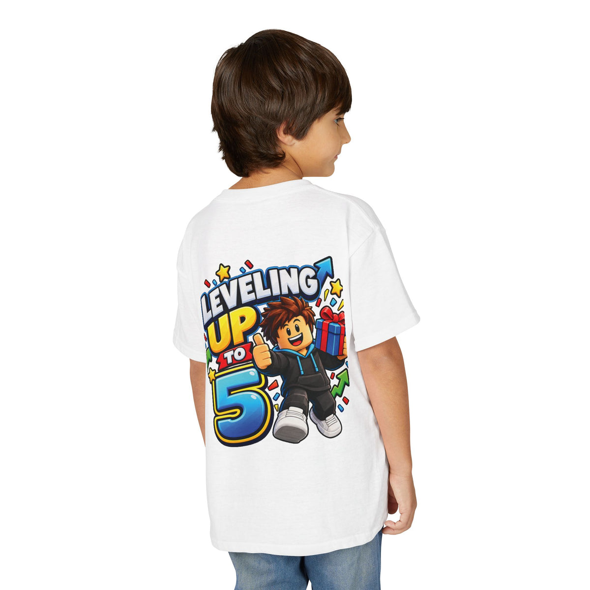 Roblox Birthday “Leveling Up to 5” Youth T-Shirt