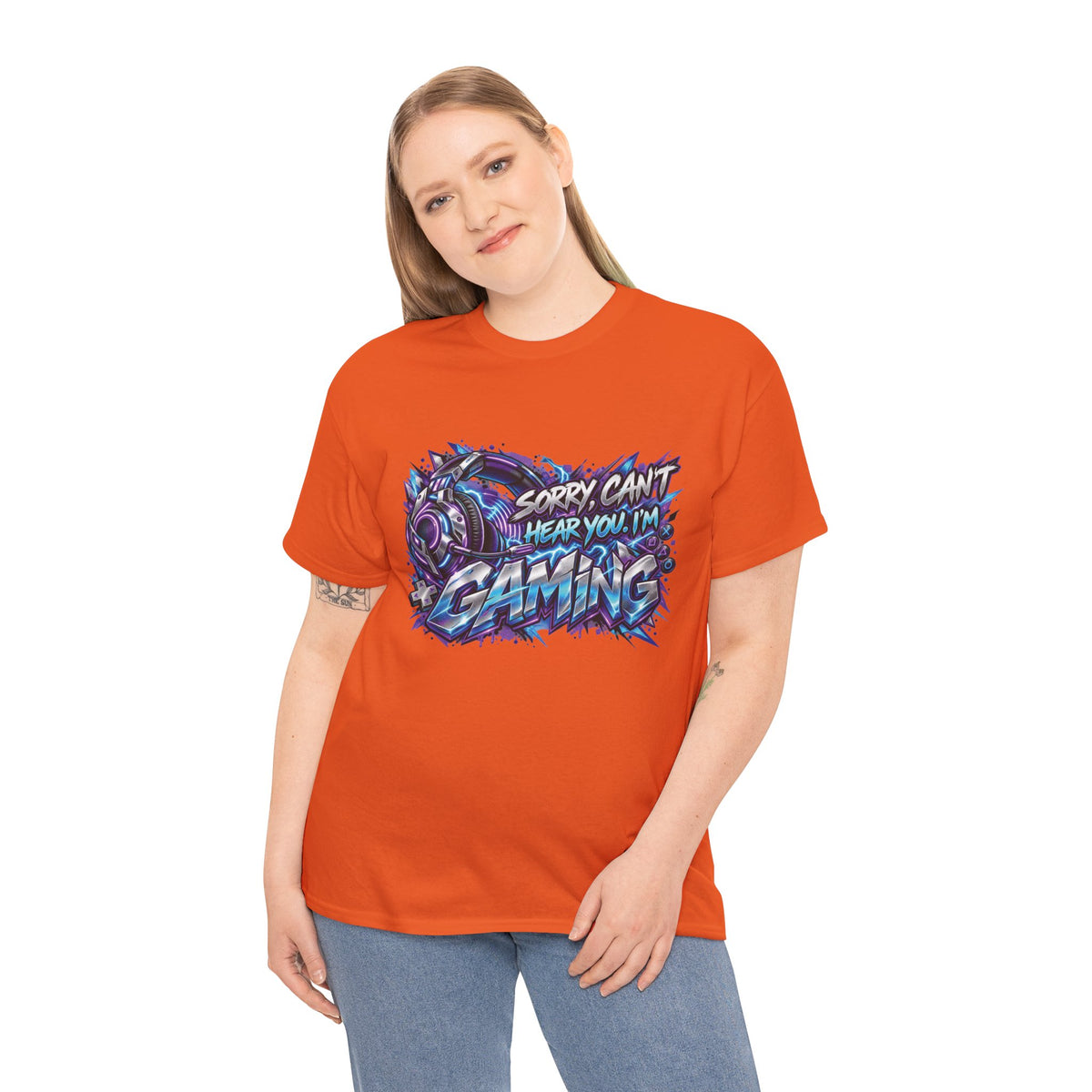 Gaming “Sorry, Can’t Hear You, I’m Gaming” Graphic T-Shirt