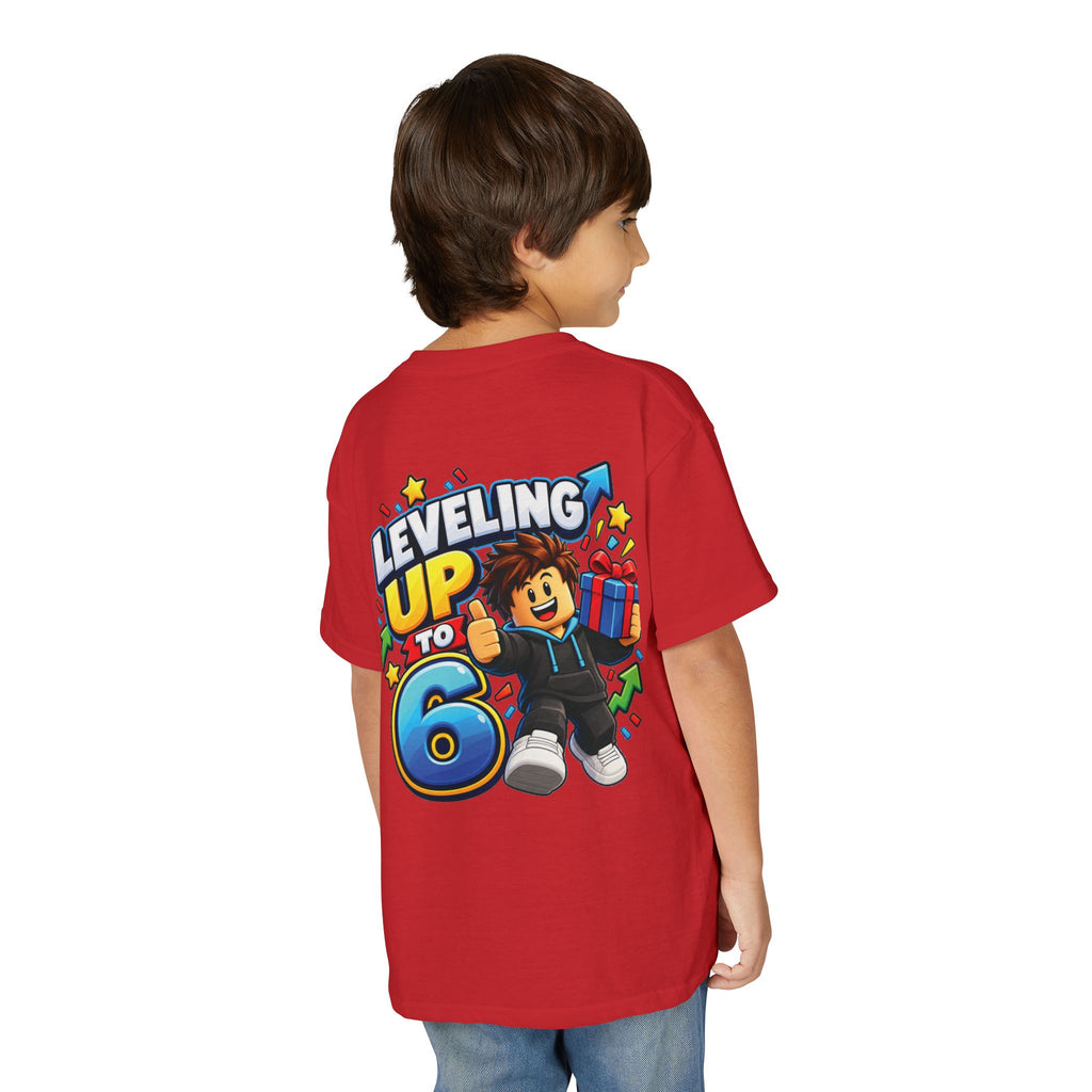Roblox Birthday Leveling Up to 6 Youth T-Shirt