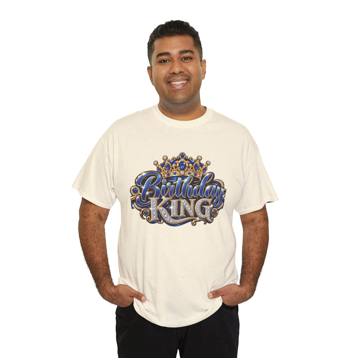 Birthday King Crown Graphic T-Shirt