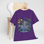 Detroit Legends collage T-Shirt | Motor City skyline, classic cars, musicians