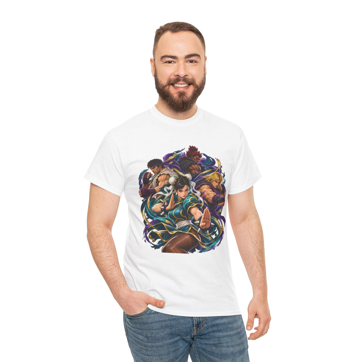 Street Fighter Characters Graphic T-Shirt