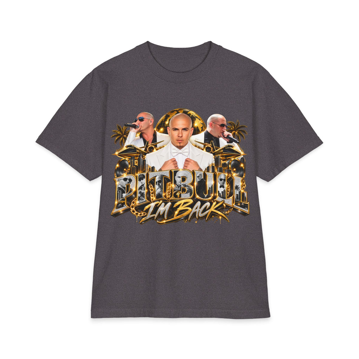 Pitbull I'm Back T-Shirt | Rapper Pitbull Graphic Tee