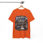 Raised On Old School Hip Hop T-Shirt | Retro Boombox Sneakers Crown Design