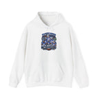 Detroit 313 Skyline Hoodie | Dripping Graffiti City Football Design