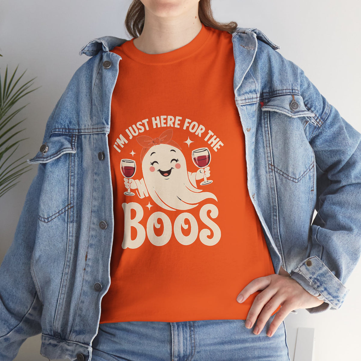 Rosie Ghost with Wine Boos T-Shirt | Halloween Wine Lover Tee